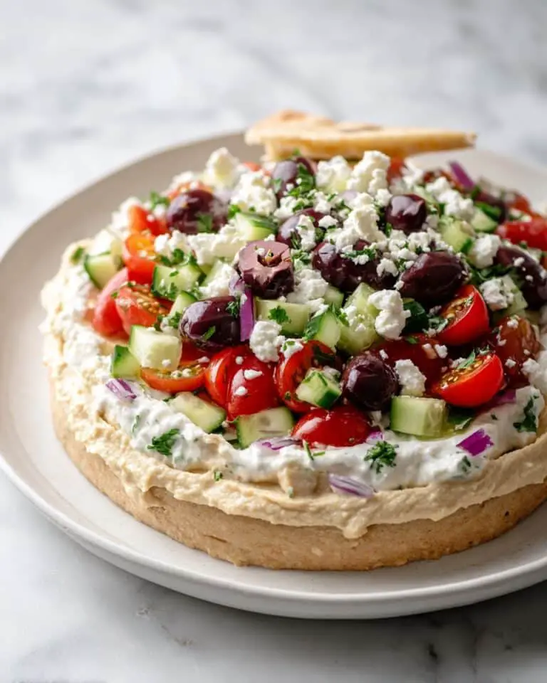 Mediterranean Hummus and Veggie Platter Recipe