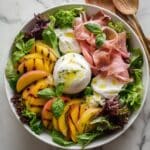 Grilled Peach and Burrata Salad Recipe