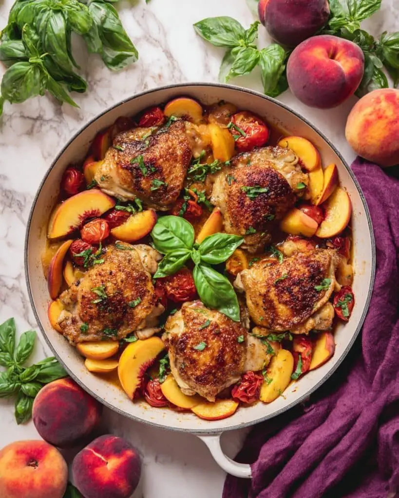 Balsamic Peach Chicken Recipe