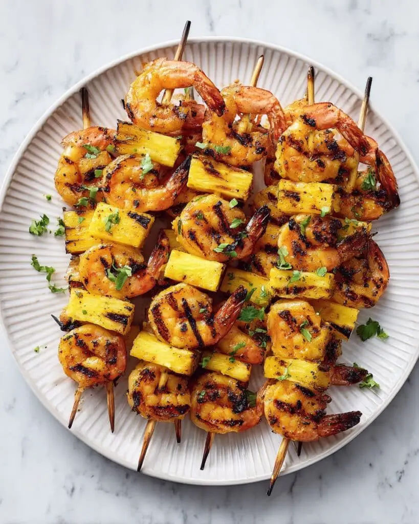 Shrimp Pineapple Skewers Recipe