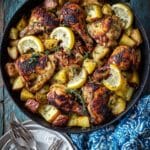 Lemon Garlic Chicken and Potatoes Recipe