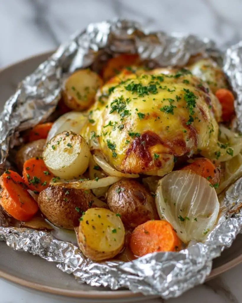 Burger Hobo Packets: Easy Foil Packet Ground Beef and Vegetable Dinner Recipe