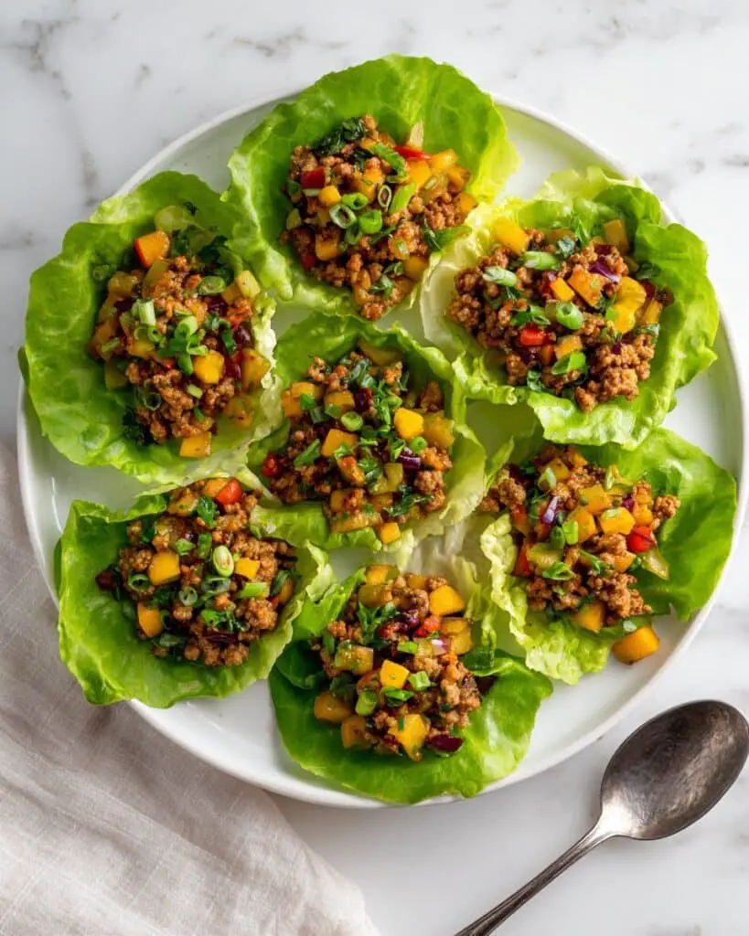 Ground Chicken Lettuce Wraps Recipe