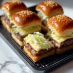 Mini Big Mac Cheeseburgers Recipe