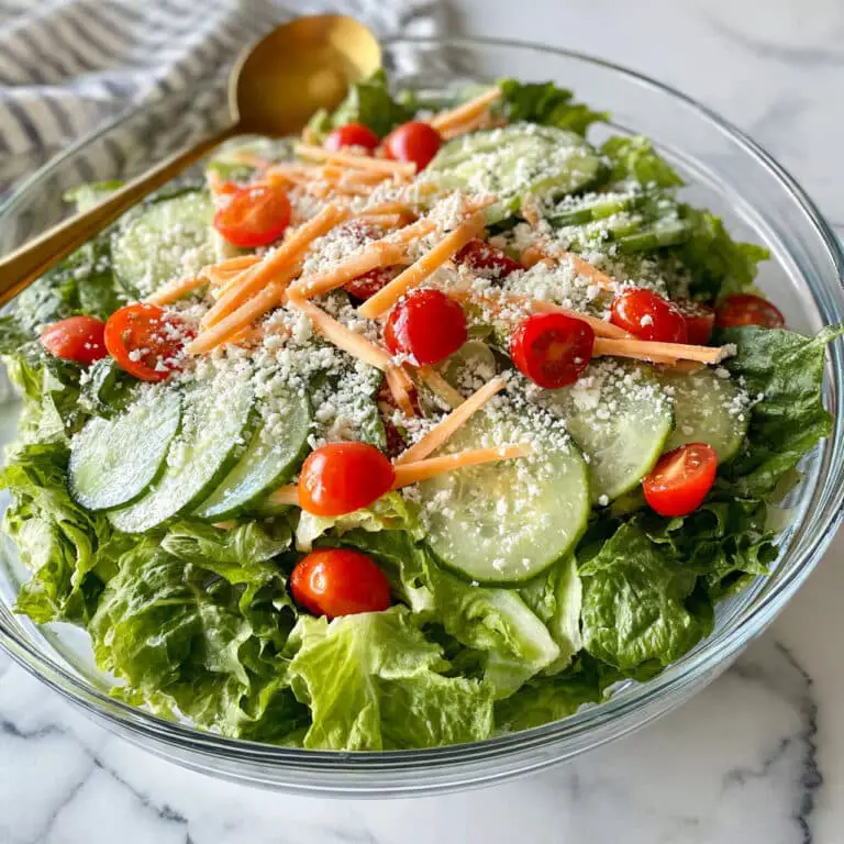 Greenest Salad: A Fresh and Nutrient-Packed Leafy Green and Vegetable Medley Recipe