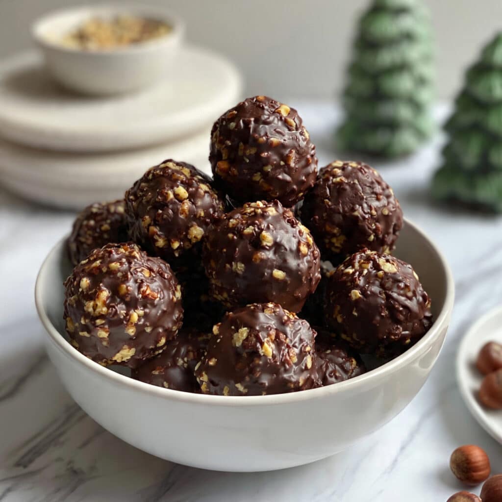 Choco-Hazelnut Truffles Recipe