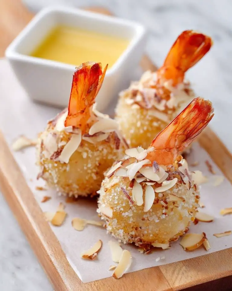 Deep Fried Almond Prawns Recipe