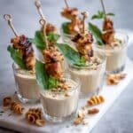 Shotglass Satay with Spicy Peanut Sauce Recipe