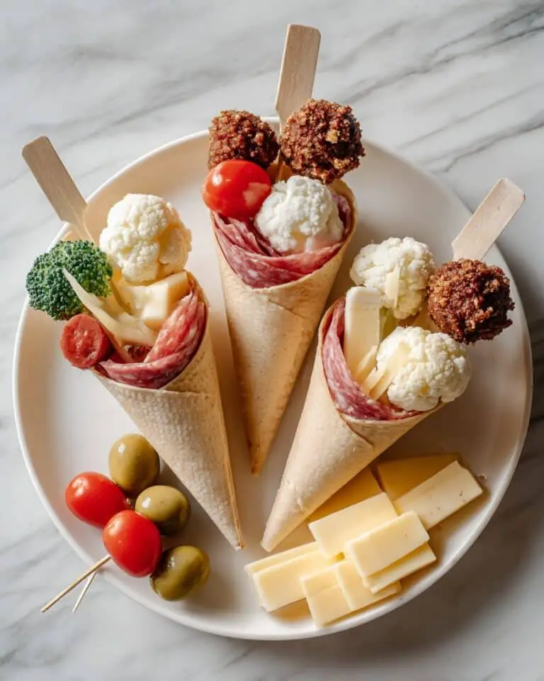 Charcuterie Cones: Elegant Individual Appetizer for Parties Recipe