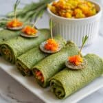 Stuffed Mini Dosas Recipe