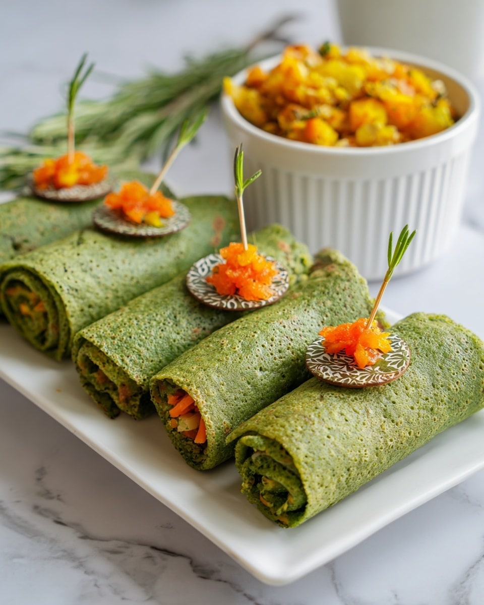 Stuffed Mini Dosas Recipe