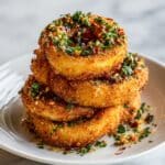 Cheese Rings: Crispy Loaded Onion Rings with Melted Mozzarella Recipe