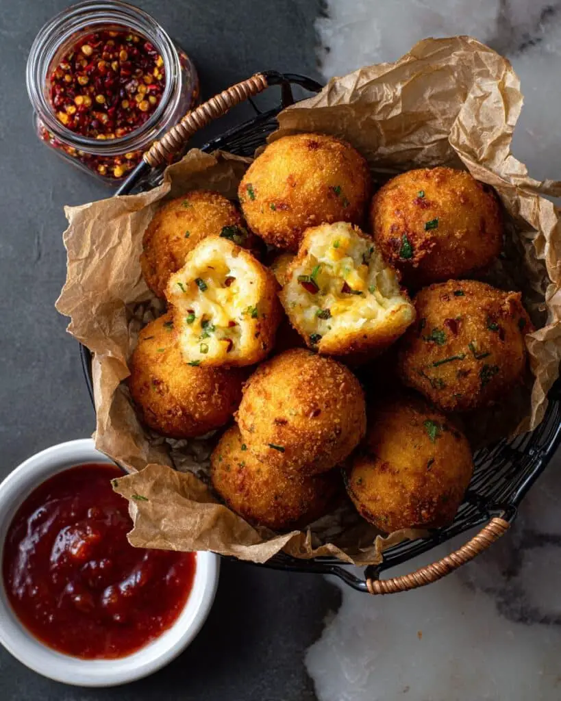 Cheese Corn Balls Recipe