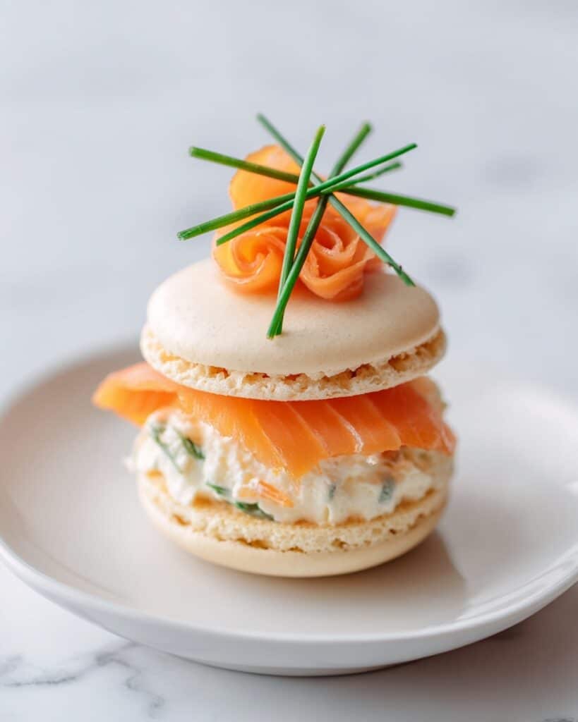 Smoked Salmon Macarons Recipe