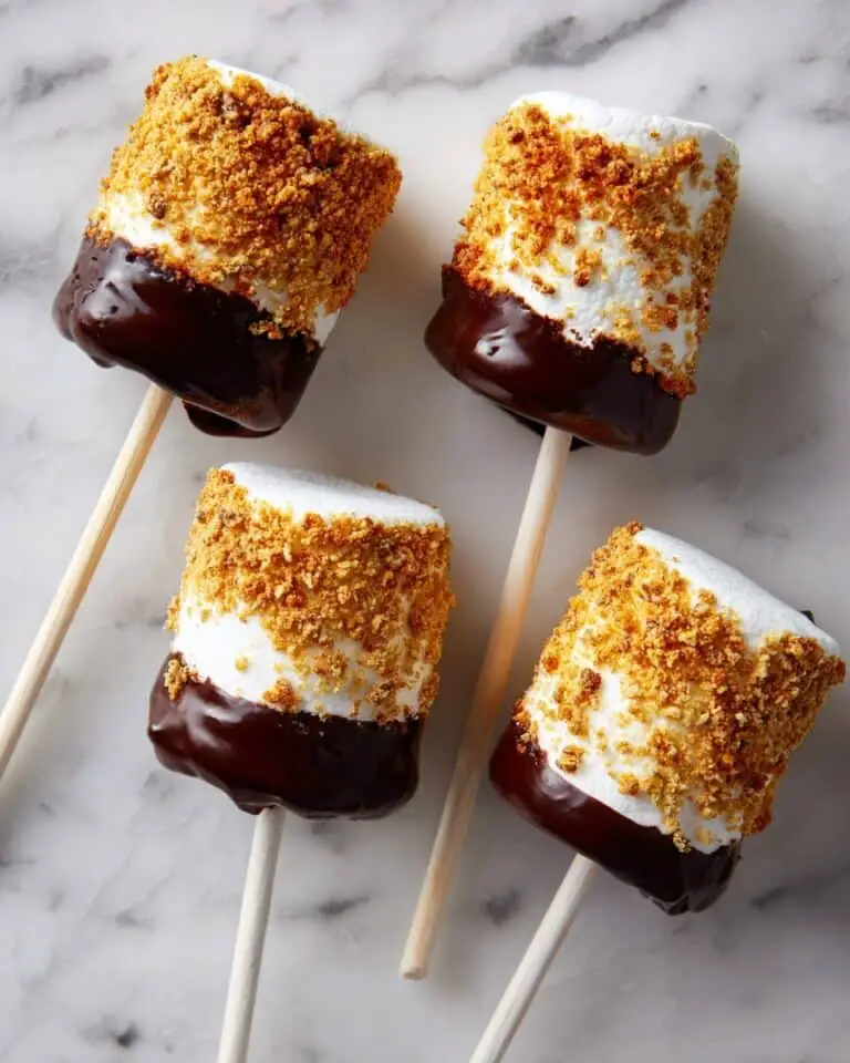 S’mores Pops: Portable No-Bake Chocolate Marshmallow Treats Recipe