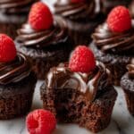 Easy Raspberry Ganache Brownie Bites Recipe