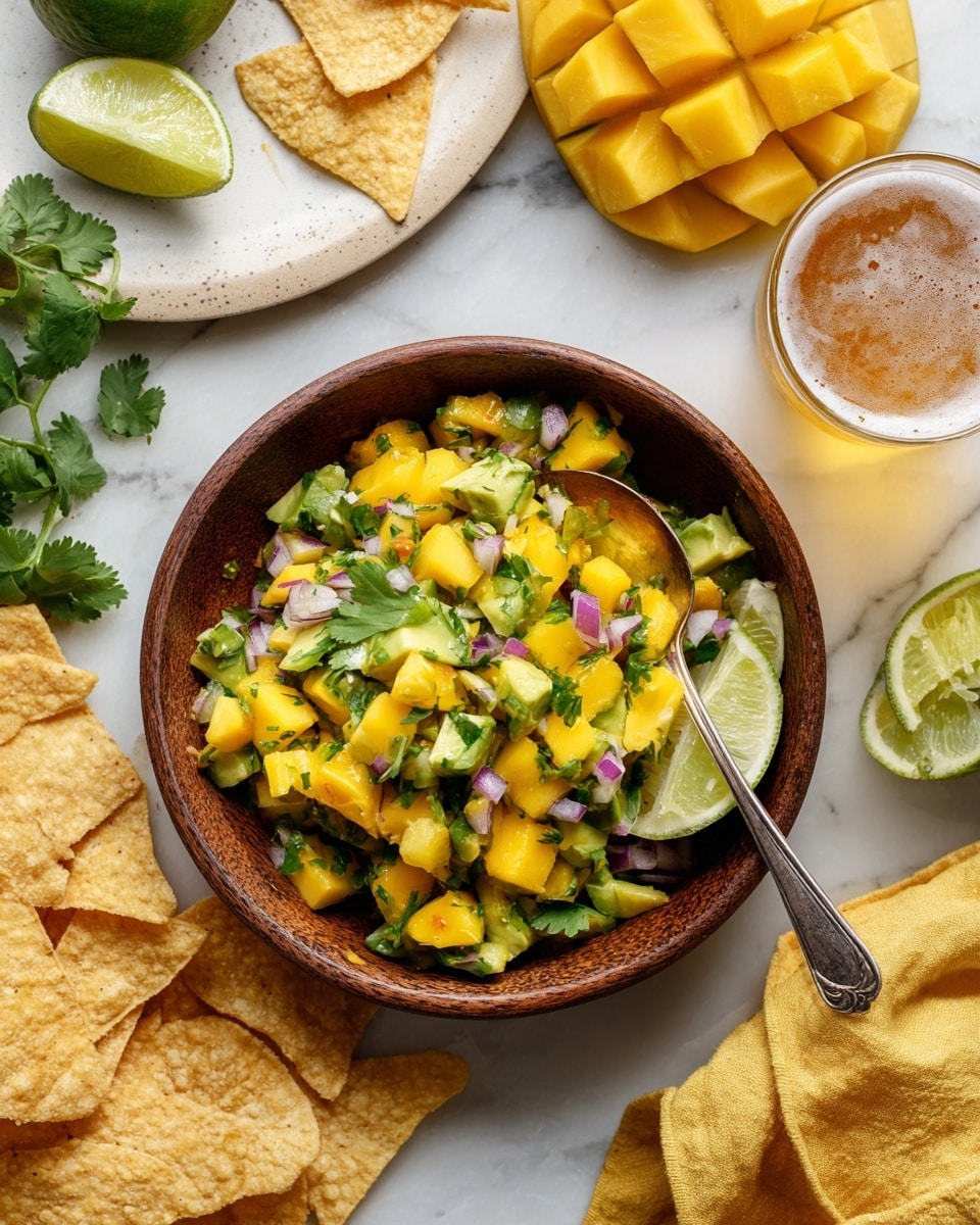 Avocado and Mango Salsa Cups Recipe