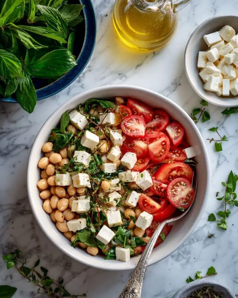 Tomato Feta White Bean Salad Recipe