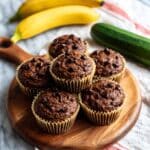 Zucchini Banana Bread Muffins Recipe
