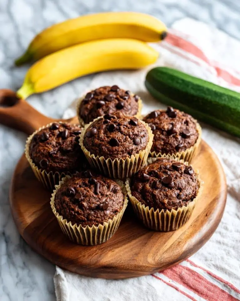 Zucchini Banana Bread Muffins Recipe