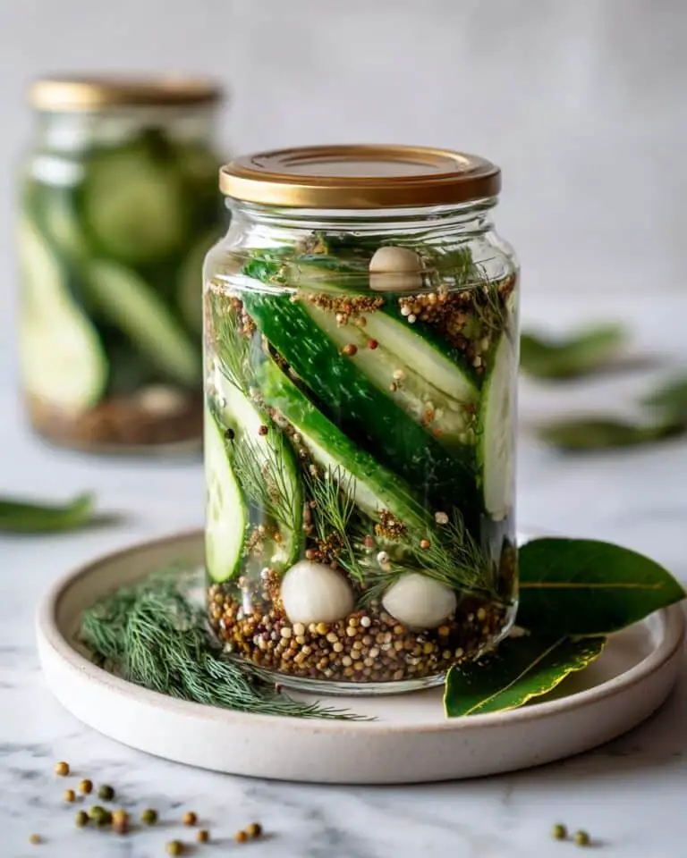Easy Refrigerator Pickles Recipe