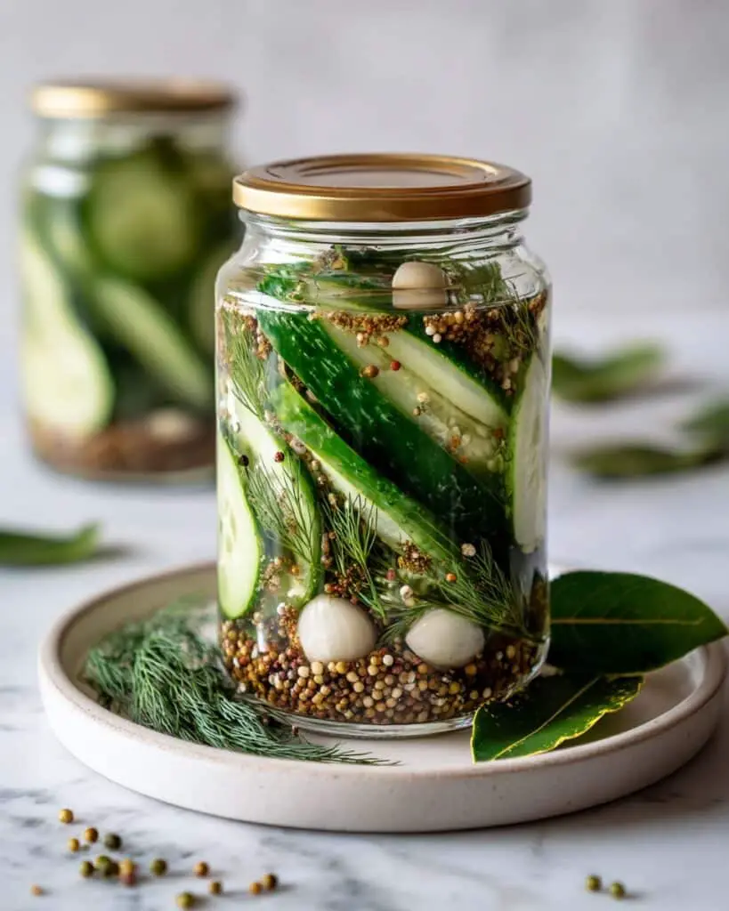 Easy Refrigerator Pickles Recipe
