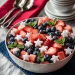 Strawberry Blueberry Salad with Honey-Lemon Dressing Recipe
