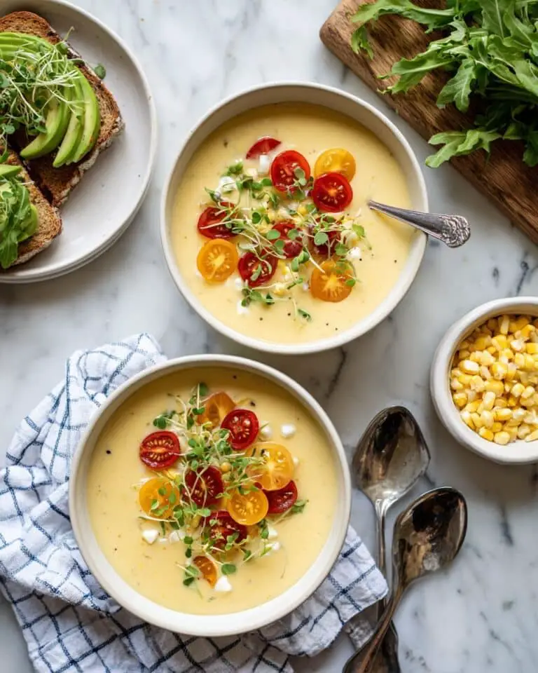 Sweet Corn Gazpacho Recipe
