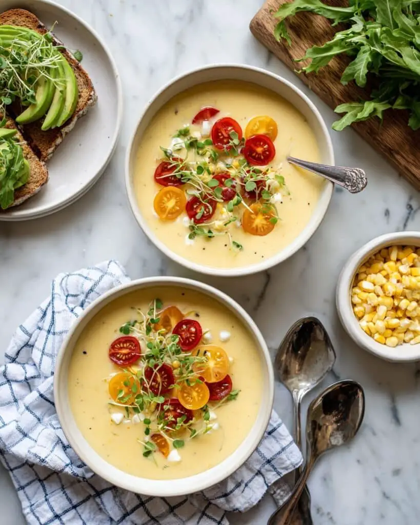 Sweet Corn Gazpacho Recipe