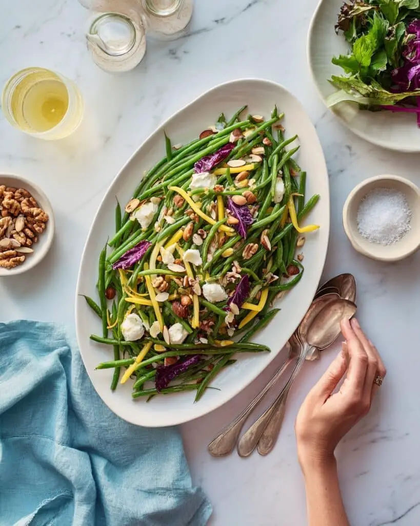 Summer Cold Green Bean Salad Recipe