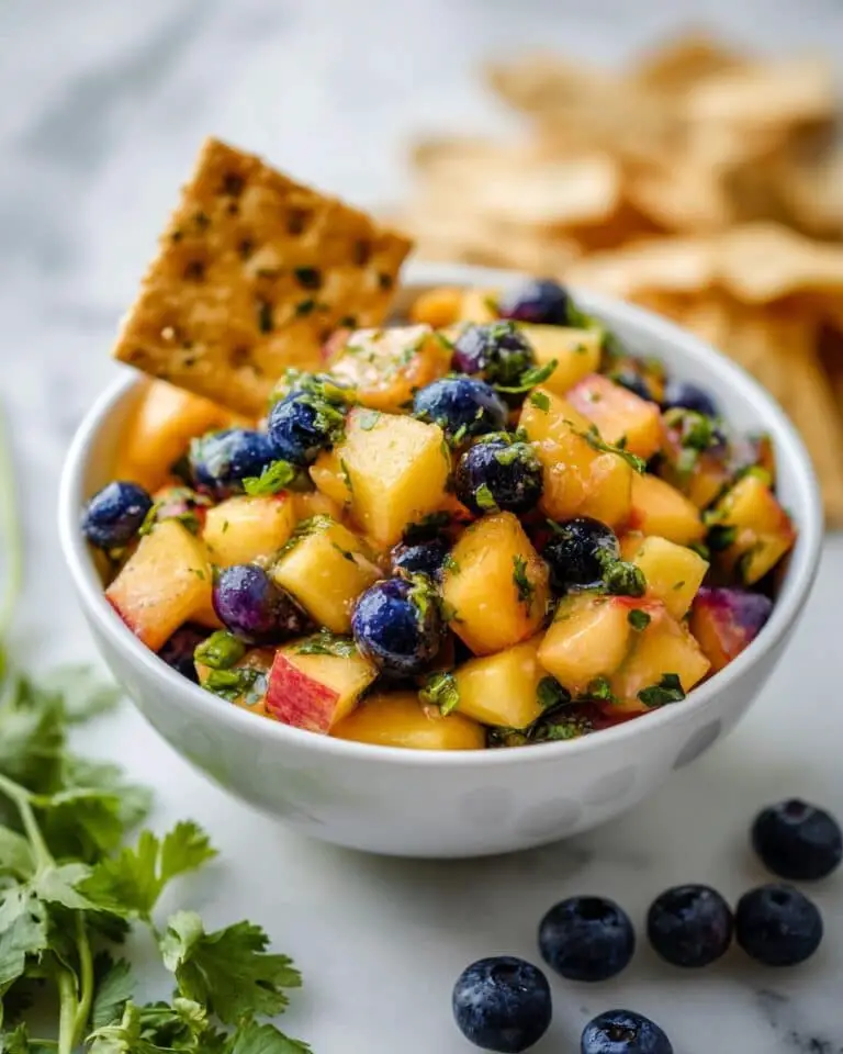 Blueberry & Peach Salsa Recipe