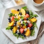 Summer Fruit Salad with Honey-Lime Dressing Recipe