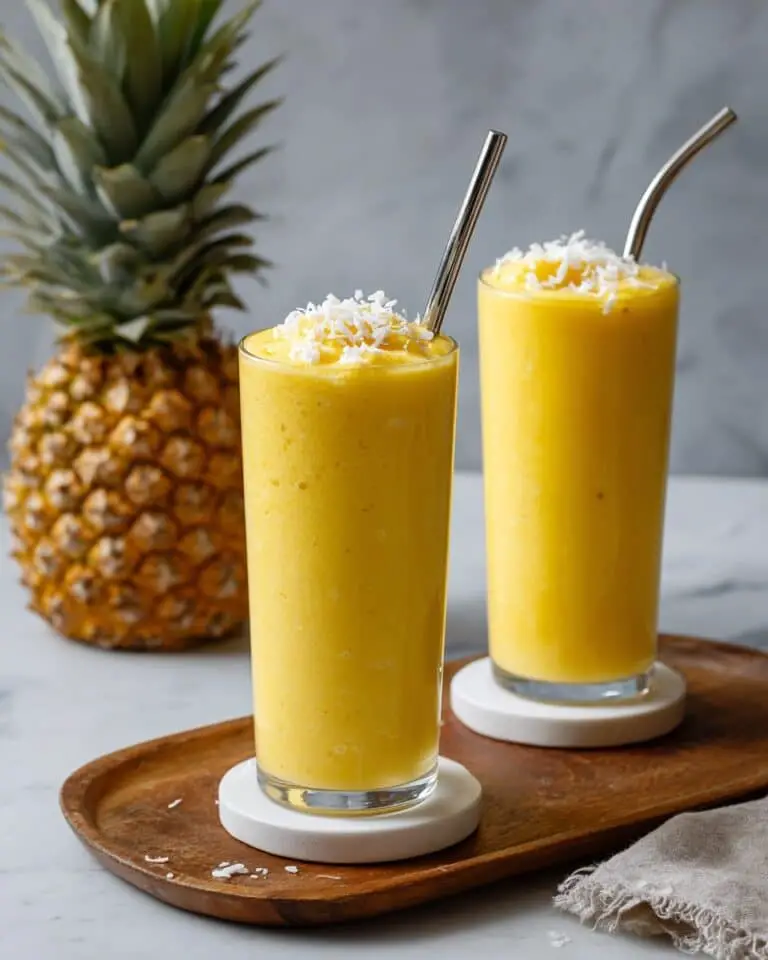 Tropical Pineapple Mango Smoothie Recipe