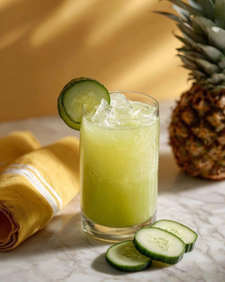 Pineapple and Cucumber Juice Recipe
