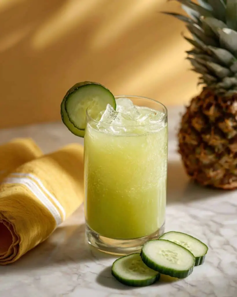Pineapple and Cucumber Juice Recipe