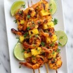 Grilled Shrimp, Pineapple, and Avocado Kabobs Recipe