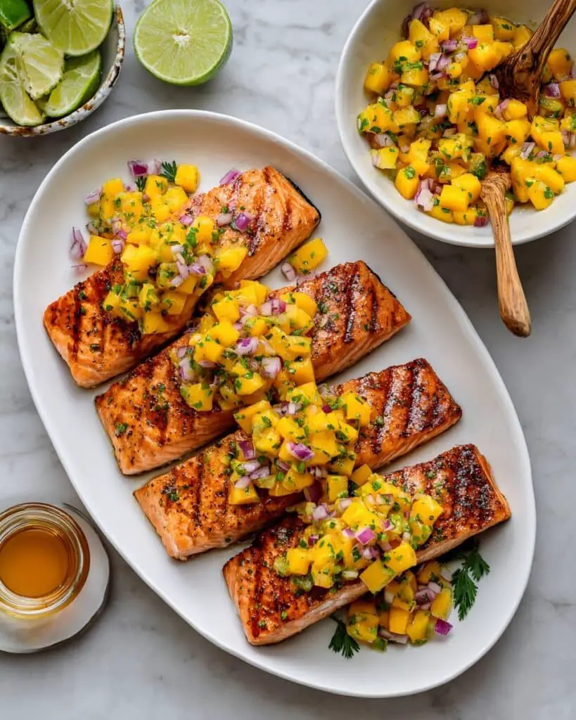 Grilled Salmon with Mango Salsa Recipe