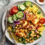 Halloumi Couscous Salad Recipe