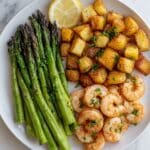 Sheet Pan Lemon Garlic Shrimp with Asparagus Recipe