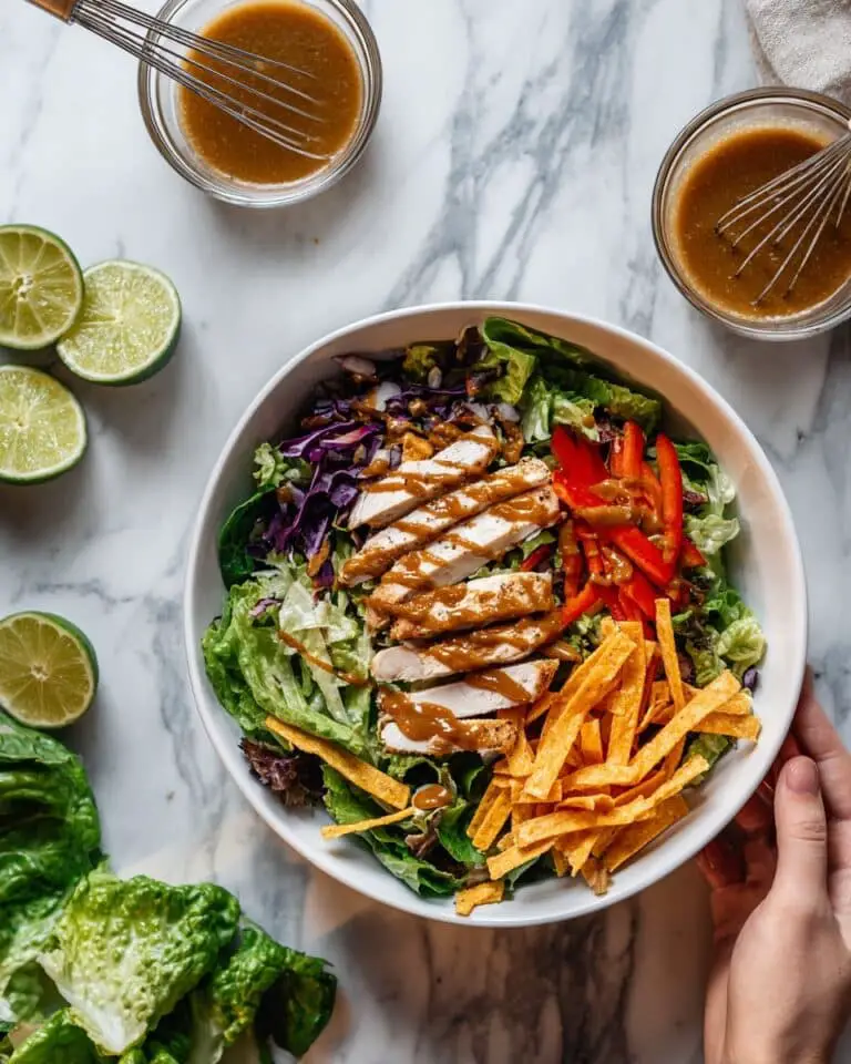 Grilled Chicken Salad with Creamy Honey Lime Dressing Recipe