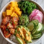 Hawaiian-inspired Poke Bowl with Fresh Tuna or Salmon Recipe