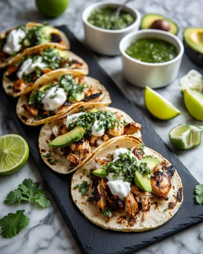 Taco Chicken with Avocado Salsa Recipe