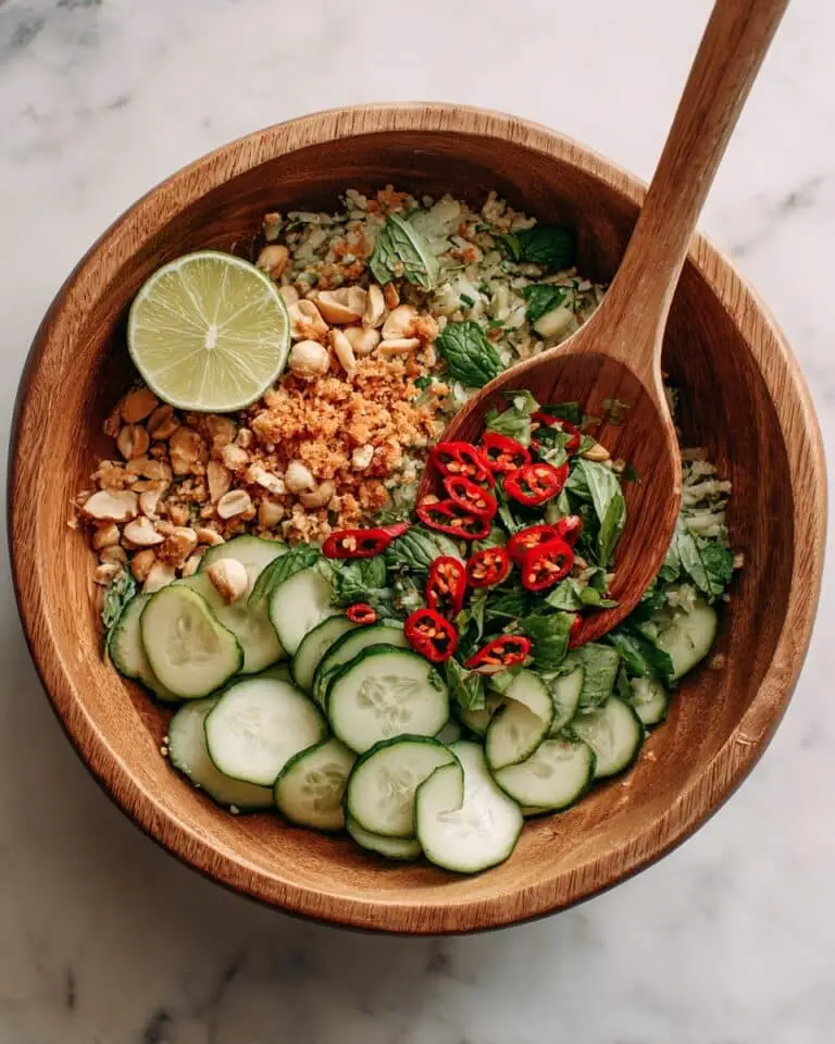 Crispy Rice Salad with Cucumbers and Fresh Herbs Recipe