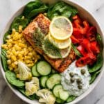 Mediterranean Salmon Bowls Recipe