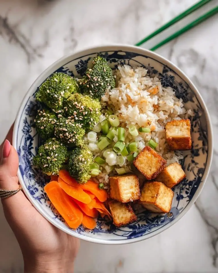 Crispy Tofu Rice Bowls Recipe