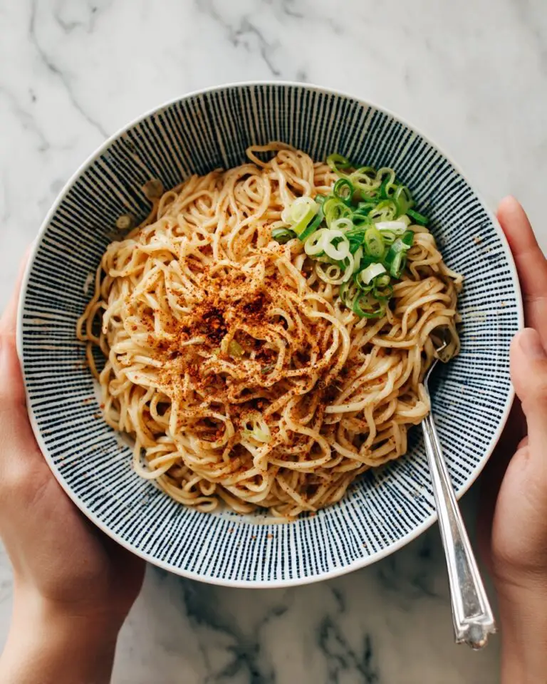 Shortcut Sesame Butter Noodles Recipe