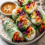 Lemongrass Chicken Rice Paper Rolls Recipe