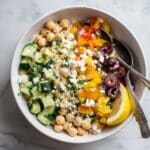 Mediterranean Chickpea Salad Meal Prep Recipe