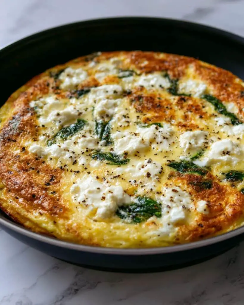 Spinach Feta Frittata Recipe