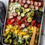 One-Pan Healthy Sausage and Veggies Recipe